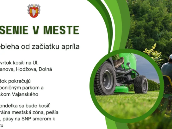 KOSENIE V MESTE