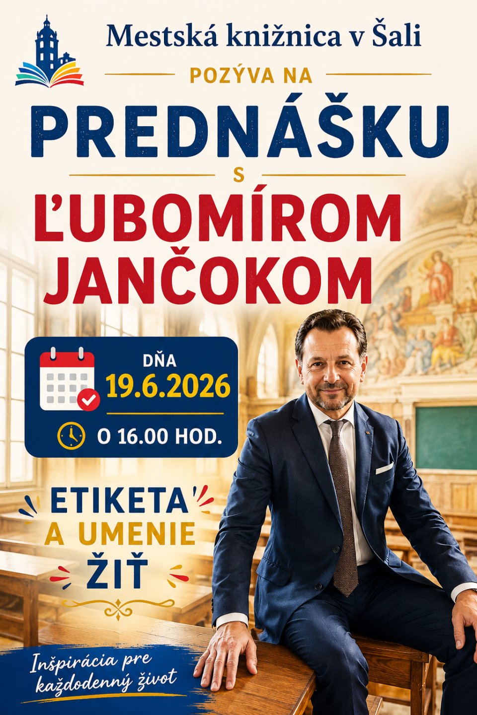 Nezmeškajte prednášku o etikete a svete diplomacie na Šalianskom jarmoku