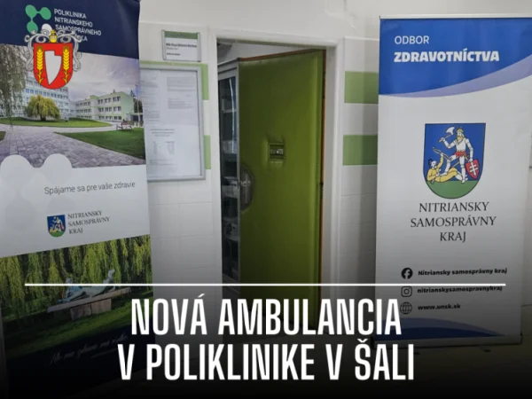 V poliklinike v Šali otvorili novú algeziologickú ambulanciu