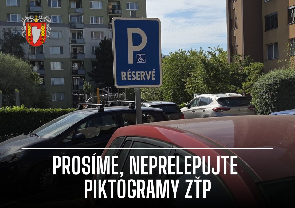 Vandalizmus – prelepovanie symbolov vyhradeného parkovania