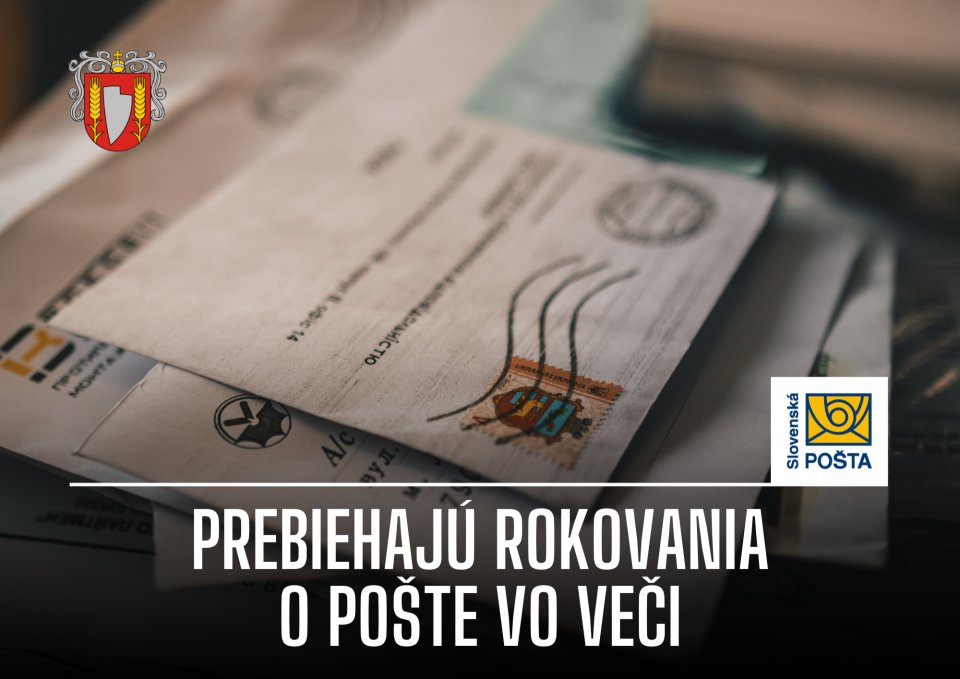 Mesto rokuje o zachovaní pošty vo Veči