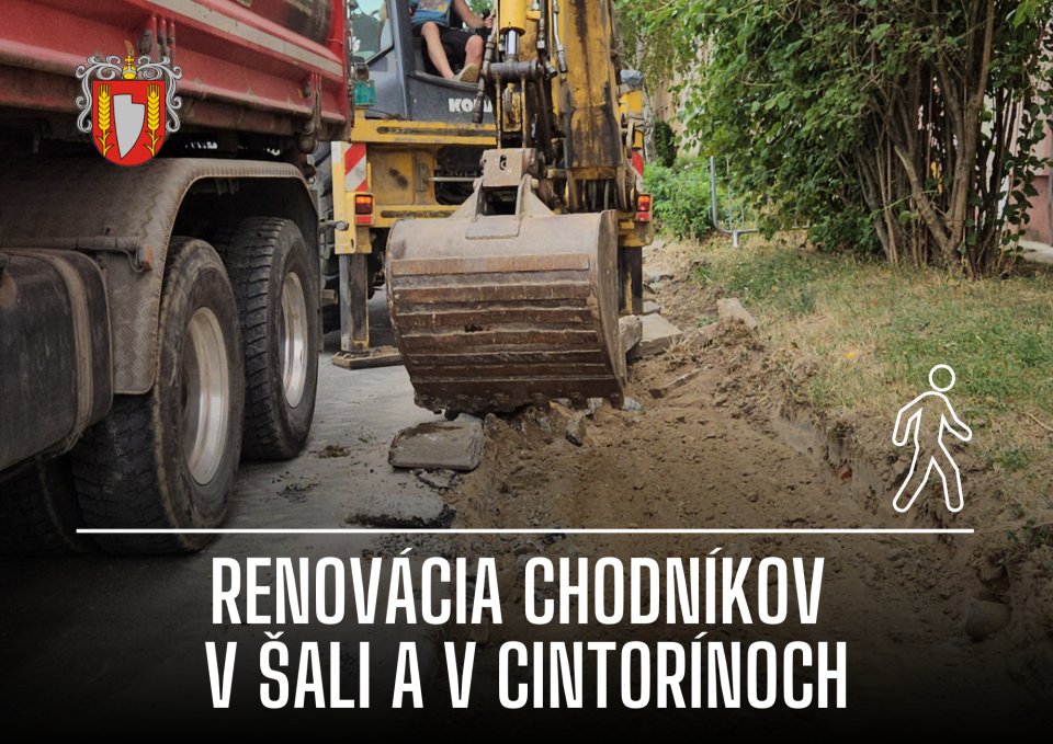 Rekonštrukcia chodníkov pokračuje. 3. etapa štartuje na cintorínoch