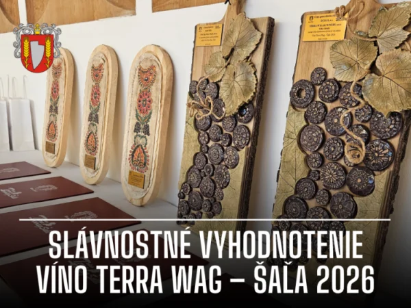 Prebehlo slávnostné vyhodnotenie Víno Terra Wag – Šaľa 2026