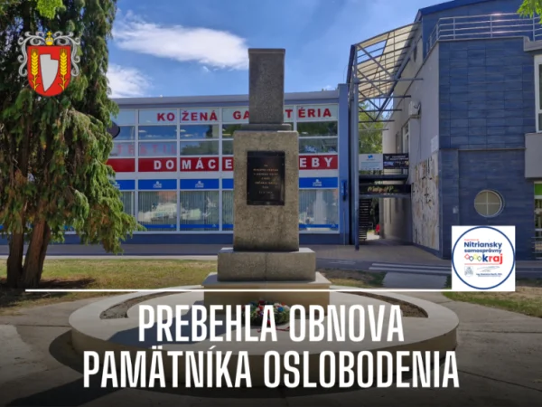 Pamätník oslobodenia v Šali prešiel obnovou