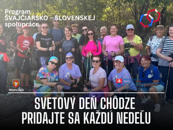 Svetový deň chôdze sme oslávili s paličkami v rukách