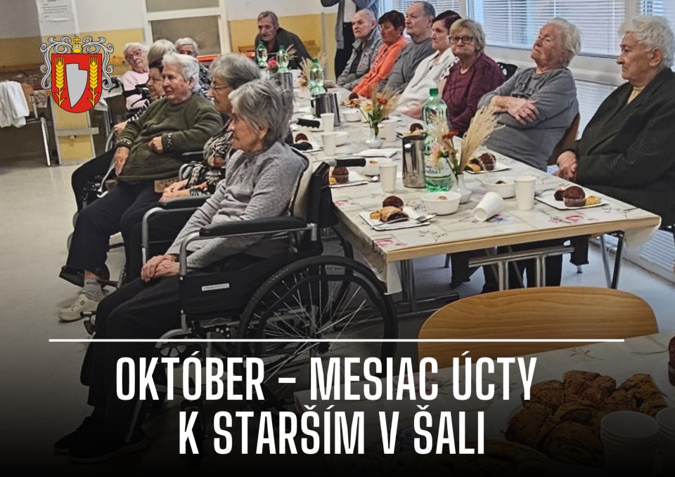 Október ako mesiac úcty k starším v Šali