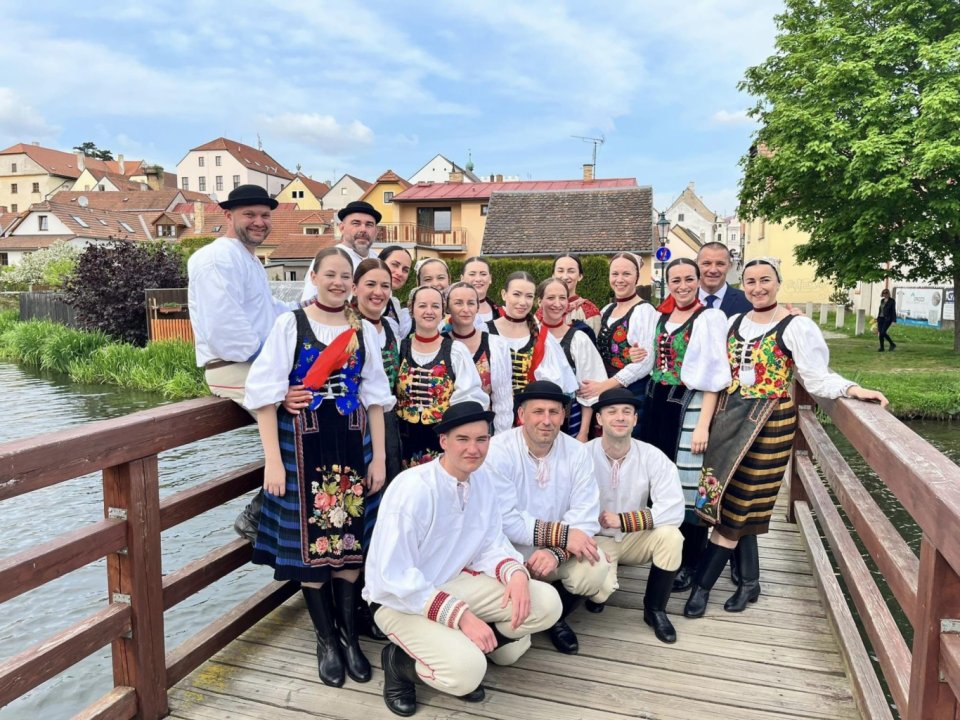 Šalianski folkloristi v Telči