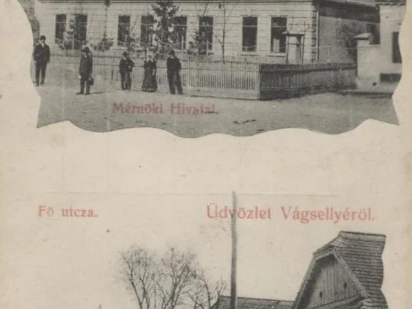 6.šaľa-zememeračský úrad, ulica (okolo r. 1900)
